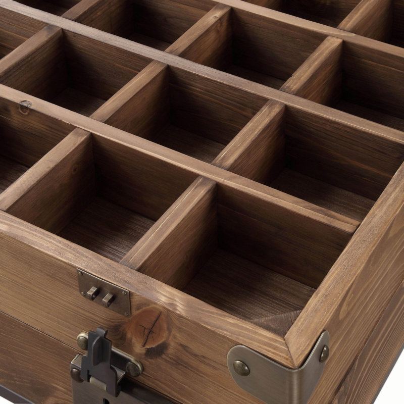 Solid Wood Top End Table