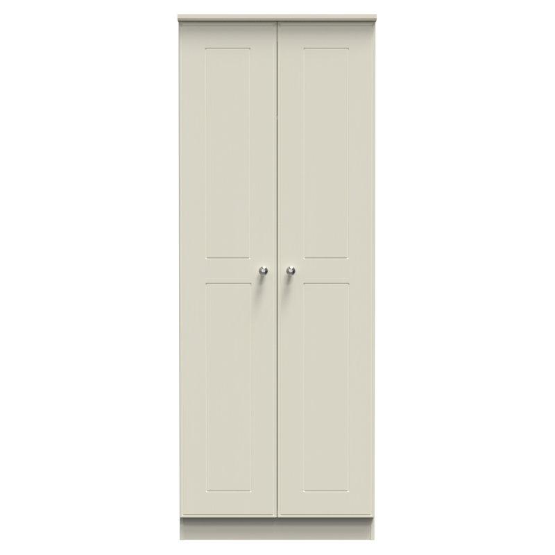 Conners 2 Door Wardrobe, Cream Ash