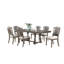 Chaises d'appoint de style transitionnel 2 pièces