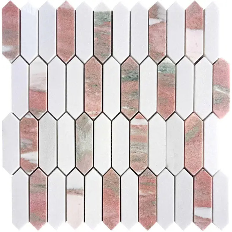 Carrelage mosaïque 12 po x 12 po Rosendal Thassos, Norvège