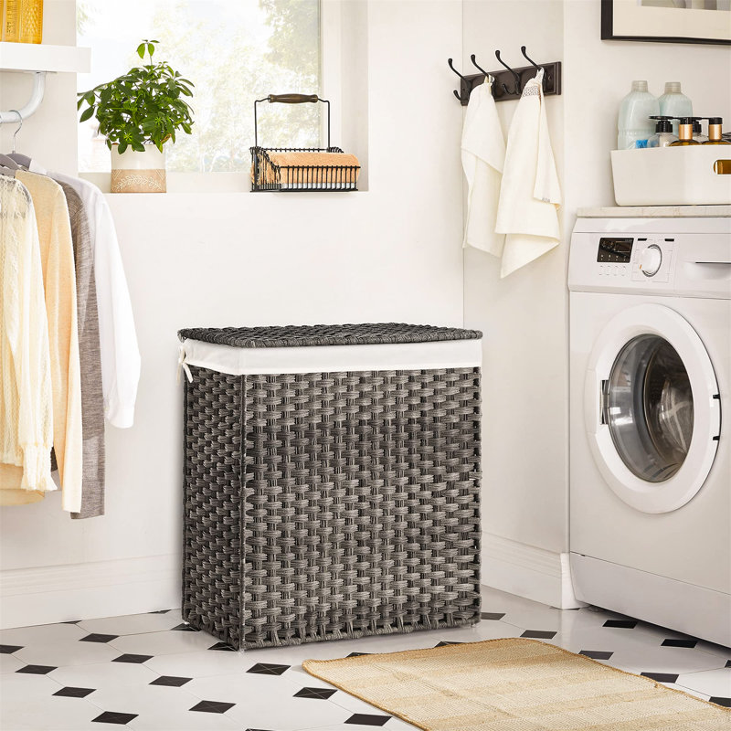 Laundry Sorter with Handles, Large (60 cm H x 57 cm W x 33 cm D)