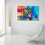 «Window into the Soccer Universe» par Jace D McTier - Peinture sans cadre-132891404