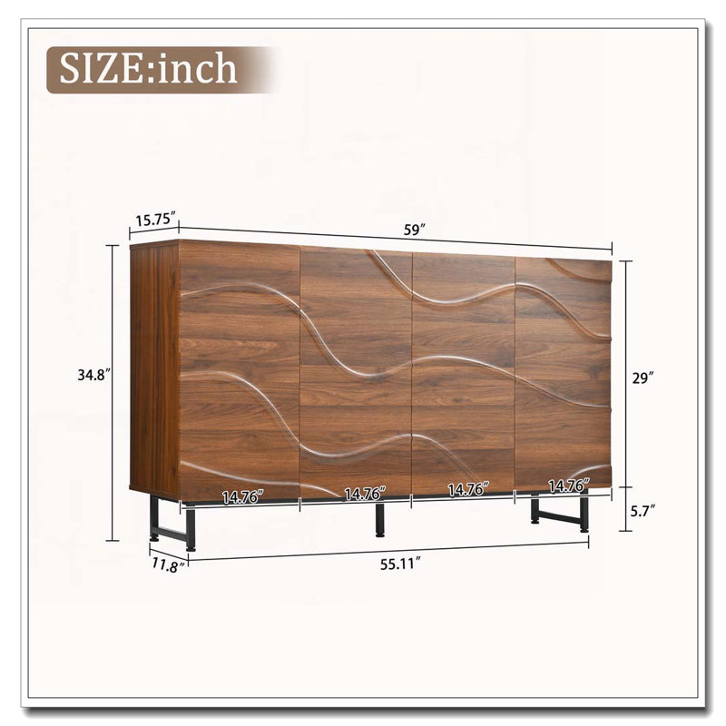4-Door Cabinet
