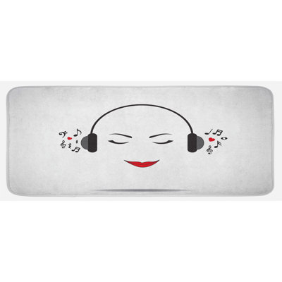 Modern & Contemporary Polyester Kitchen Mat
