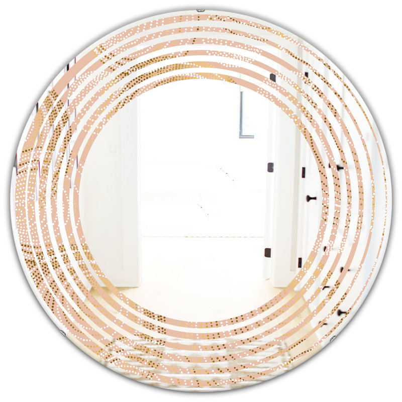 Miroir mural Wave, H 31,5 po x l po