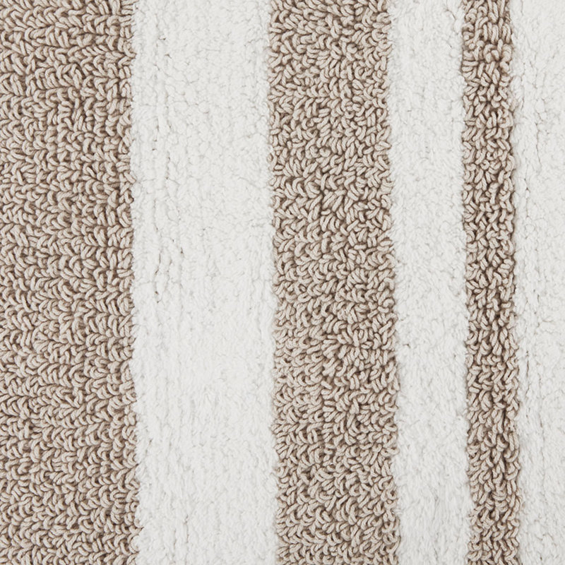 Versatile Reversible Bathroom Rug, Taupe