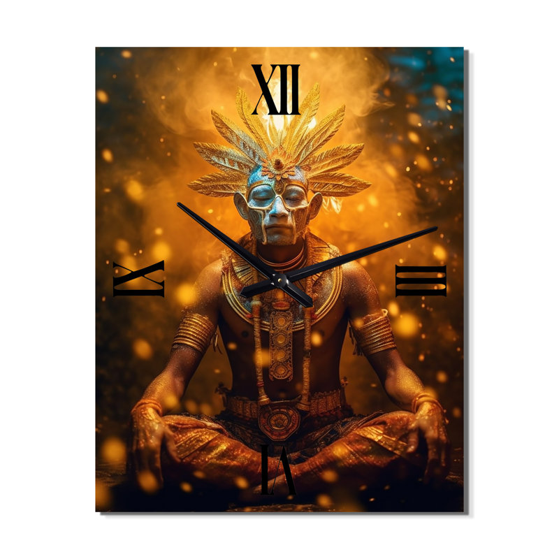 Horloge murale Majestic Glam Shaman, Grand