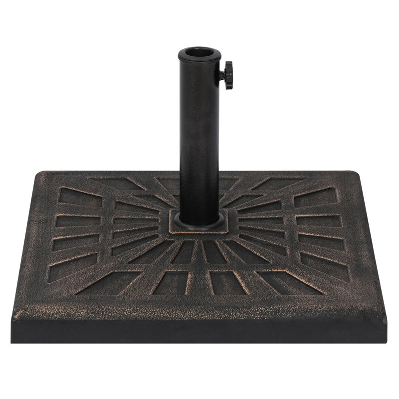 Base de parasol carrée 42 lb Island