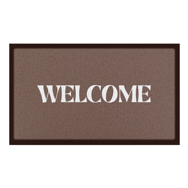 Non-Slip Doormat, Brown