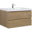 Meuble-lavabo mural moderne pour salle de bain-349795662