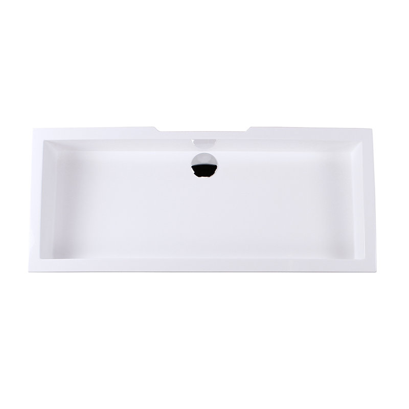 Kubista 35.5'' L Bathroom Sink, Matte White