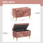Banc de rangement rembourré à couvercle rabattable-609026835