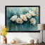 «Winter Blue Watercolor Peony Elegance III», reproduction d'art sur toile encadrée-67700869-67700871
