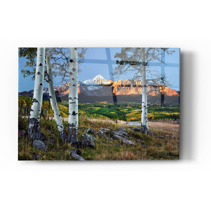 «Wilson Peak», art mural en verre acrylique, H 24 po x l 36 po x P 0,2 po