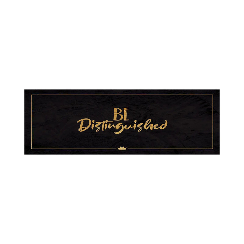 Be Distinguished By Milli Villa - Wrapped Canvas Panoramic Art Prints by Milli Villa - Wrapped Canvas Panoramic Gallery-Wrapped Canvas Giclée