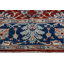 Tapis unique rouille / bleu 6 pi x 7 pi 11 po Dorn
