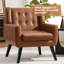 Button Tufted Accent Chair