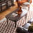 American oval end table