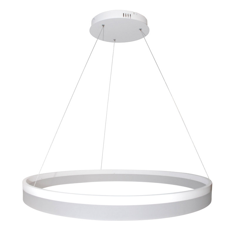 Ohalloran 1 - Light LED Geometric Pendant, 8 cm H x 60 cm W x 60 cm D