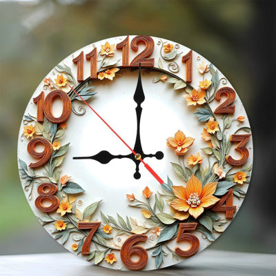 Horloge murale Quilling