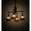 T" Mission" 4 - Light Chandelier
