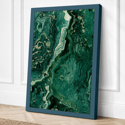 River Through Wilderness Landscape - Wrapped Canvas