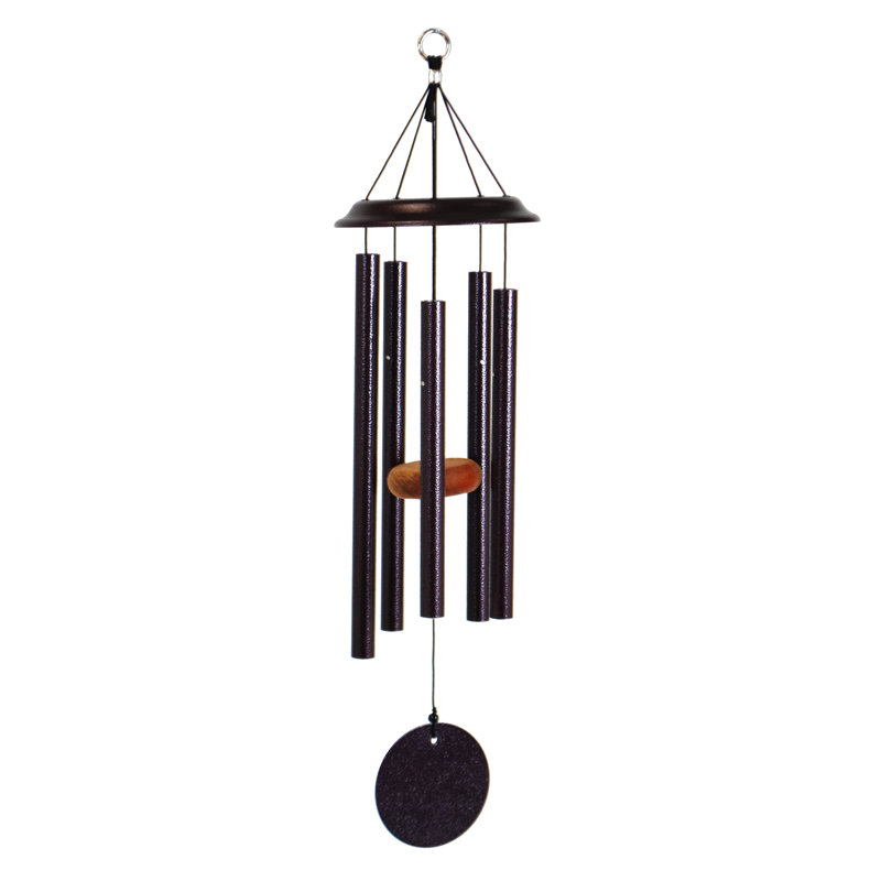 Shenandoah Melodies Aluminum Wind Chime, H 29 po x l 7 po x P 7 po, Prune