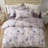 Lunaria Floral Pattern Duvet Cover Set – 3 Piece, 100% Long-Staple Cotton, Soft & Breathable-116272709