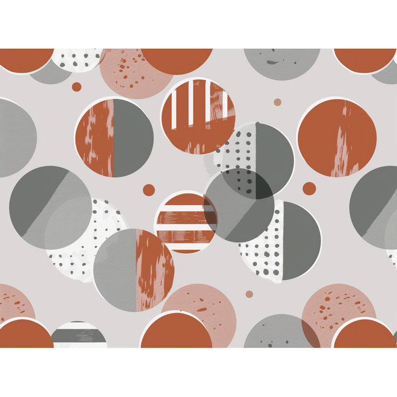 Abstract Circles Cool Cotton Blend Comforter, Queen Comforter