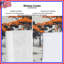 Rideaux orange et arbres, voilages et rideaux occultant orange et arbres-453438429-453438428