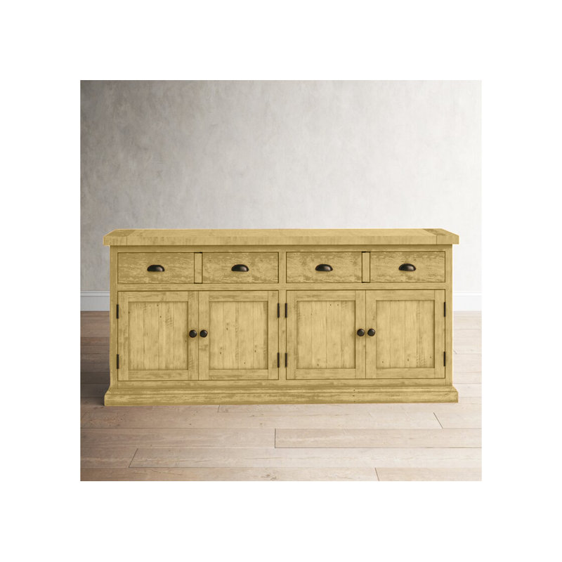 Annata 70'' Solid Wood Sideboard, Cupola Yellow