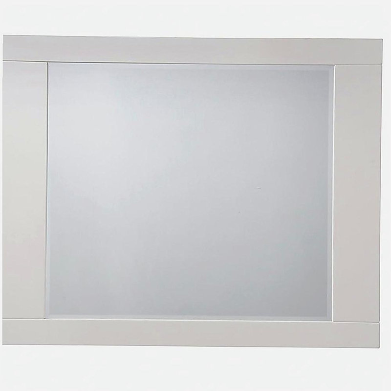 Naima II White High-Gloss Mirror