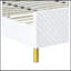 Lit sophistiqué ultrabrillant au design innovant pour un confort ultime