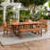 Alfonsi 6-Piece Extendable Chevron Patio Dining Set
