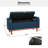 Luker 46.2" W Upholstered Tufted Storage Bench with Solid Wood Legs-2051996004