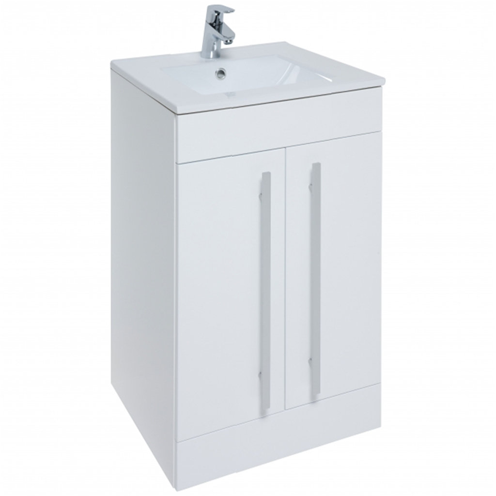 Clifton 500mm Wall Mounted Single Bathroom Vanity with Vitreous China Basin