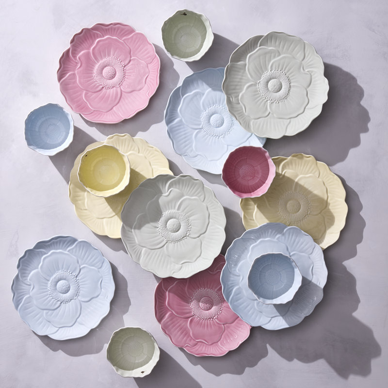 Lenox Butterfly Meadow Floral Set Of 4 Accent Plates - Pink, Blue