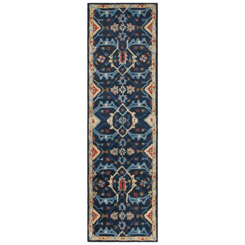 Wahcheechee Hand Tufted Wool Oriental Rug, Runner 2'3" x 8'