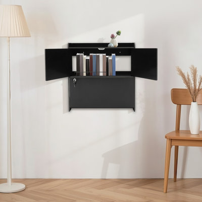 Armoire de table murale pliante