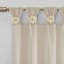 Panneau de rideau simple en polyester Lieveke