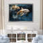 «Blue Dancing Dolphines II» - animaux, art des dauphins-277951775-277951750