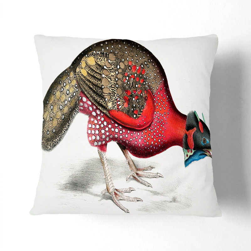 Square Throw Cushion, White, 55 x 55 cm