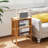 Living room End Table, bamboo stackable bedroom nightstand, two-pack study small space storage side table-694311230