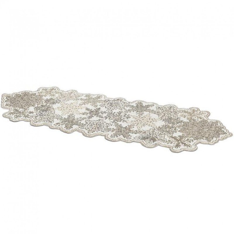 Snowflakes Bead Table Runner