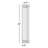 Priam Flush Mounted Sconce in Warm Brass-60133468