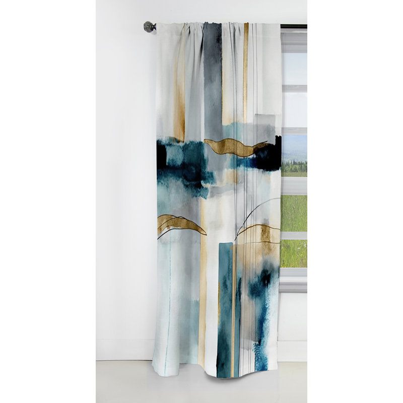 Whittiker - Rideau occultant Shapes Abstract - 1 panneau, L 52 po x L 63 po