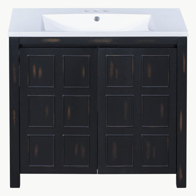 Organisateur de meuble-lavabo 36 po avec lavabo