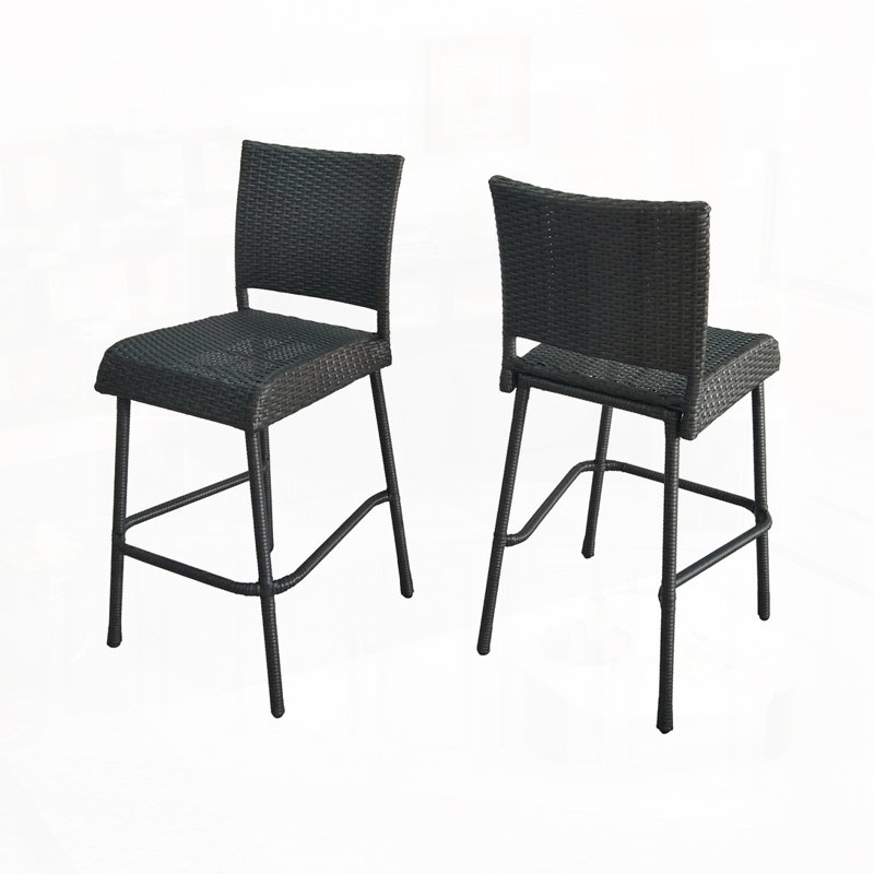 Tabouret de bar 29 po Bertila, Marron foncé, 2