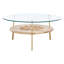 Table basse à 3 pieds avec rangement