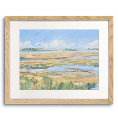 Lazy River 8 Watercolour Painting Print